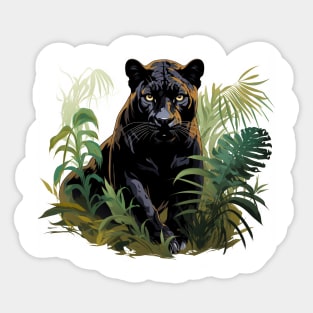 Jungle Panther Sticker